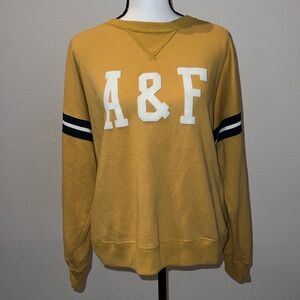 Gently Used Mustard Color Abercrombie & Fitch Sweater 🤩🤩 Size Large